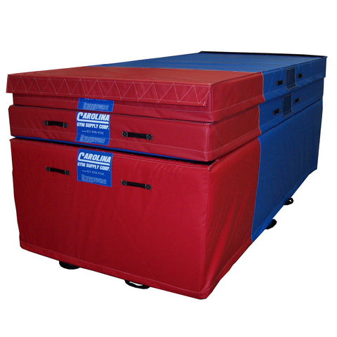 Carolina Gym Supply Level 3 Vault Matting System Red Blue