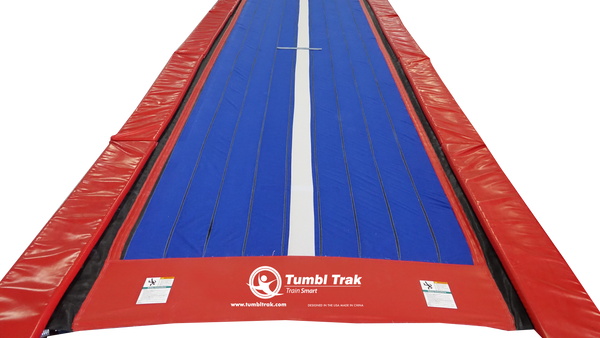 Tumbl Trak Folding Tumbling Panel Mat - Blueberry 4ft X 8ft X 1-3/8in... Incline Gymnastics Mat Tumbl Trak Folding Tumbling Panel Mat - Blueberry 4ft X 8ft X 1-3/8in... Incline Gymnastics Mat