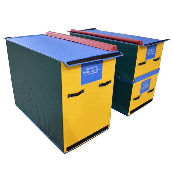 Carolina Gym Supply Rainbow P-Bar Blocks